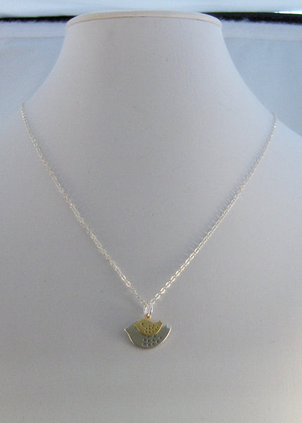 Nesting Birds,Silver Necklace,Bird,Mommy,Baby,Little,Girl,Bird Necklace,Silver Pendant,jewelery by valleygirldesigns on Etsy.
