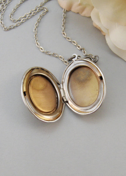 SALE/MerGirl,Locket,Mermaid, Mermaid Locket,Antique Locket,Silver Locket,Goddess,Ocean Locket,Handmade jewelry by valleygirldesigns