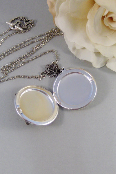 SALE Irish Love,Locket,Claddagh, Antique Locket,Silver Locket,Heart,Crown, Irish,Lucky, Shamrock,Love. Handmade jewelry by valleygirldesigns