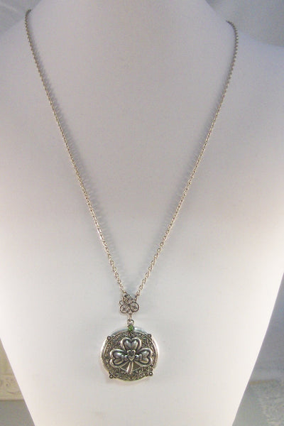 SALE Irish Love,Locket,Claddagh, Antique Locket,Silver Locket,Heart,Crown, Irish,Lucky, Shamrock,Love. Handmade jewelry by valleygirldesigns