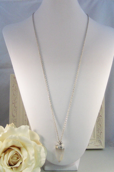 Karma's Song,Quartz Necklace,Moonstone Necklace,Boho Necklace, Necklace,Bird Necklace,Crystal Necklace,Crystal Pointe,Quartz Crystal,sparrow