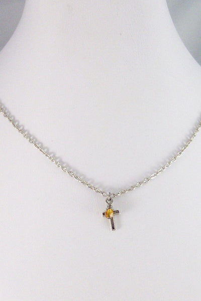 Faith,Cross,Necklace,Antique Necklace,Religious,Jewelry,Silver,Confirmation,Birthstone,Personalize,Antique.Jewelry by valleygirldesigns.