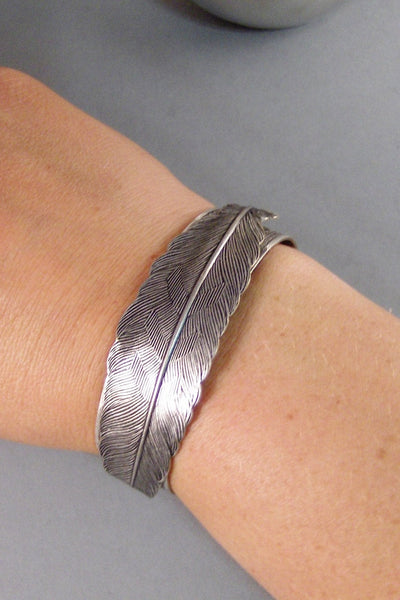 Feather Bracelet,Cuff,Silver Bracelet,Cuff Bracelet,Bracelet,Silver,Feather Bracelet,Feather Cuff,Angel Wing,Wing Cuff. valleygirldesigns.