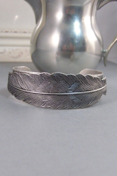 Feather Bracelet,Cuff,Silver Bracelet,Cuff Bracelet,Bracelet,Silver,Feather Bracelet,Feather Cuff,Angel Wing,Wing Cuff. valleygirldesigns.