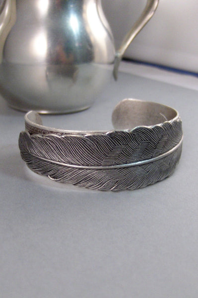 Feather Bracelet,Cuff,Silver Bracelet,Cuff Bracelet,Bracelet,Silver,Feather Bracelet,Feather Cuff,Angel Wing,Wing Cuff. valleygirldesigns.