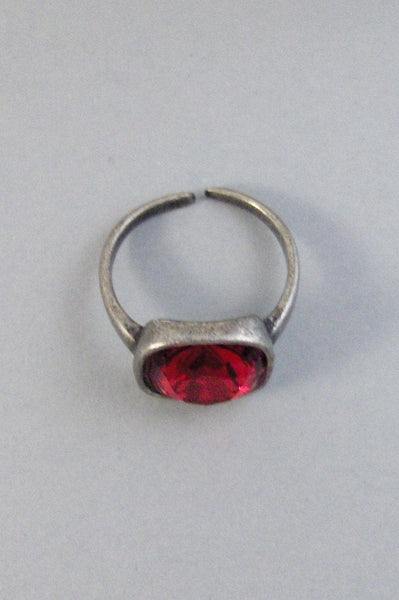 Ruby Red,Ring,Silver,Ruby Ring,Red Ring,Red Stone,Ruby Jewelry,Antique Ring,July,Birthstone,Blue valleygirldesigns.