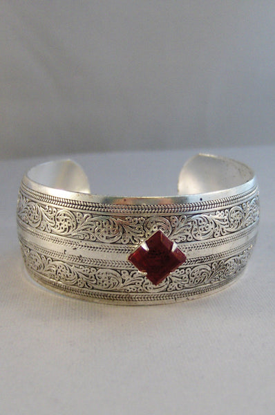 Ruby Spell,Bracelet,Cuff Bracelet,Ruby Bracelet,Ruby,Red,Red Bracelet,July,July Birthstone,Birthstone Bracelet,Silver Bracelet,Silver,Cuff